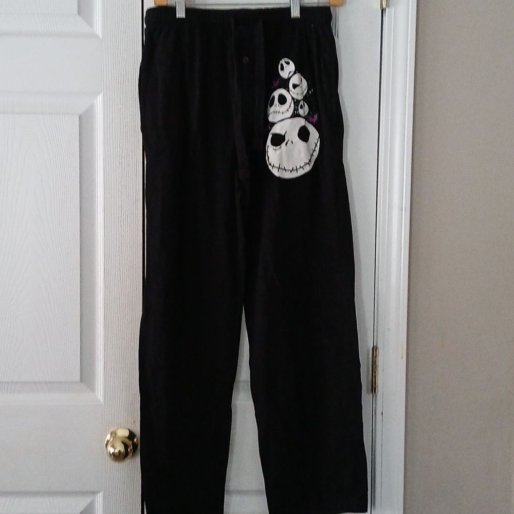 The Nightmare before Christmas pajama pants lounge pants elastic waist Sz S